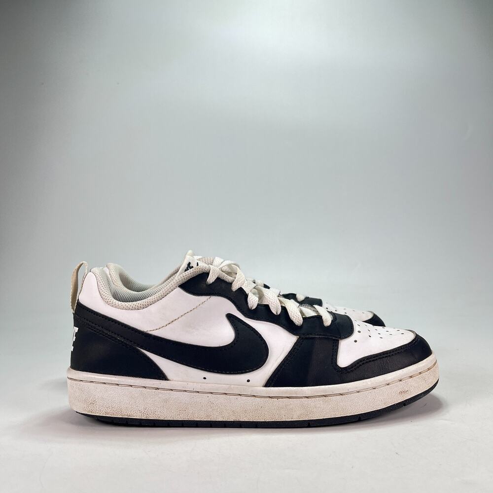 Nike Court Borough Low Recraft White Black Panda Sneakers DV5456-131 Youth Sz 7Y